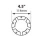 Focus SL-20-SMMSM-LEDP-BRS Marker Light, 4W LED, 12V, Brass