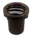 Focus Industries SL-20SMG-MR16-RST 12V MR16 Sealed Composite Grated Well Light, Rust Finish