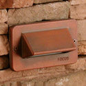 Focus Industries SL-30-HTX-120V 120V Single Louver Step Light, Hunter Texture Finish