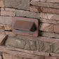 Focus Industries SL-30-LED3BAV 3W OMNI LED, Cast Brass, Single Louver Step Light, Brass Acid Verde Finish