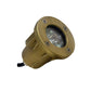 Focus Industries SL-33-SMABACLED 12V 4W LED Brass Underwater Light, Aiming Bracket, Brass Finish