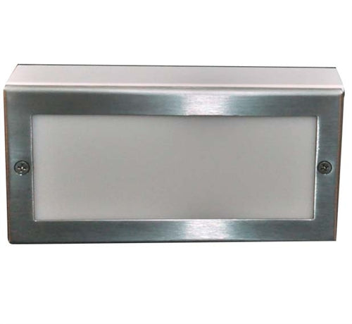 Focus Industries SL-44-LEDS-RST 12V 2W LED Strip, 4" x 8" Paver Light, Rust Finish
