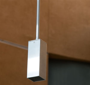 Focus Industries SL-54-ATV 12V 20W MR16 Halogen, Square Pendant Fixture, Antique Verde Finish