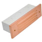 Focus Industries SL04L12CAM 2x3W Omni LED Stamp Aluminum 4 Louver Brick Step Light, Camel Tone Finish