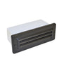 Focus Industries SL08L12CPR 2x3W Omni LED Cast Aluminum 3 Louver Brick Step Light, Chrome Powder Finish