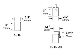 Focus Industries SL09ABL12CAM 3W Omni LED Spun Aluminum Mini Downlight Step Light with Aim Bracket, Camel Tone Finish