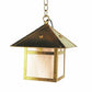 Focus Industries SL12L12BRS 3W Omni LED Brass Hanging Lantern Step Light with Brass Chain, Brass Finish