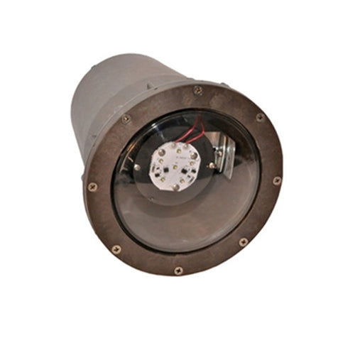 Focus Industries SL20MDLLEDM1540120RST 15W Medium Composite LED Well Light, 40 Degrees Narrow Flood, 120V, Rust Finish