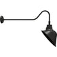 RAB GN2FAC 25/20/15W Gooseneck Field Adjustable Style 2, Selectable Color Temperature 2700/3000/3500/4000/5000K, 15" Angeld Cone Frosted Lens, Bronze
