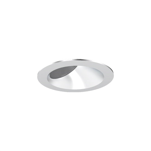 Gotham ICO2LW 27/07 MVOLT UGZ AR LSS Incito 2" Round Lensed Wall Wash, 2700K, 750 Lumens, 120-277V, Universal Dimming to 1%, Clear Reflector, Semi-Specular Reflector Finish