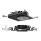 Gotham IVO6S D 25LM 40K 80CRI MD MIN10 MVOLT ZT ICAT P AR LD F 6" IC Shallow Recessed LED Downlight, 2500 Lumens, 4000K, 80 CRI, Med Batwing Dist, 10% Dim Lvl, 120-277V, 0-10V, Open Reflector Clear Anodized Trim, Matte Diffuse Trim, Self Flanged