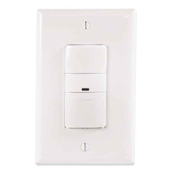 Greengate OSW-P-1001-MV-G Single Level Wall Switch Sensor (Ground Required), 180 Degree and 1000 Sq Ft Coverage, 120-277V, Gray