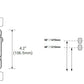 Greengate OSW-P-1001-MV-V Single Level Wall Switch Sensor (Ground Required), 180 Degree and 1000 Sq Ft Coverage, 120-277V, Ivory