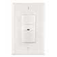 Greengate OSW-P-1001-MV-W Single Level Wall Switch Sensor (Ground Required), 180 Degree and 1000 Sq Ft Coverage, 120-277V, White