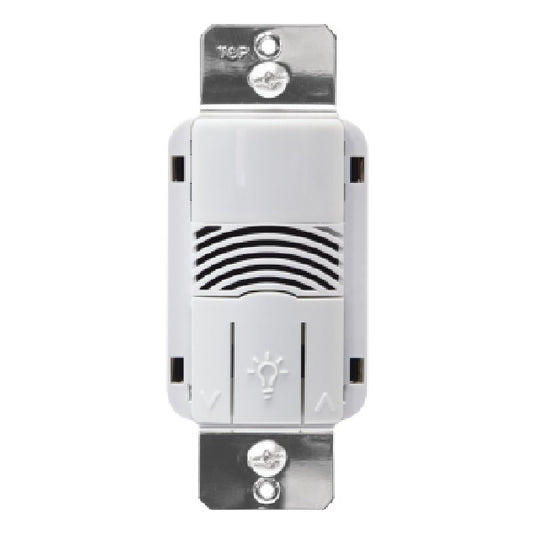 Greengate VSW-D-010-G LED Single Pole/ 3-Way Preset 0-10V Dual Tech Vacancy Sensor Dimmer, Gray