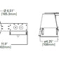 Halo Recessed H4RTATSB 4" Remodel Recessed Housing, Non-IC Rated, E26 Medium Base Socket, 120V