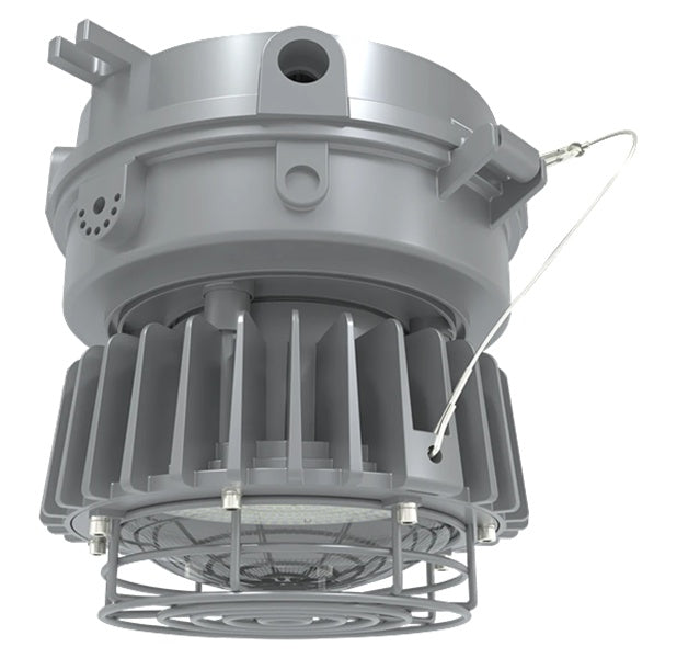 RAB HAZLED30CCG  30W Hazardous Location LED Light, 4226 Lumens, 5000K, 0-10V Dimming to 10%, Ceiling Mount with Clear Globe