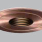 Halo Recessed 1419AC 4" Low Voltage Pinhole Downlight Baffle Trim, Black Baffle with Antique Copper Trim Ring