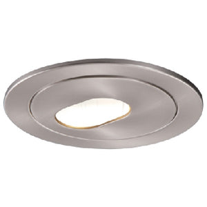 Halo Recessed 1420SN 4" Low Voltage Adjustable Slot Aperture Trim, Satin Nickel