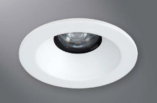 Halo Recessed 1440BN 4" Line Voltage Conical Reflector, Open, 35 Degree Tilt, Brushed Nickel