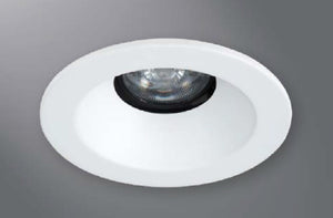 Halo Recessed 1440H 4" Line Voltage Conical Reflector, Open, 35 Degree Tilt, Haze