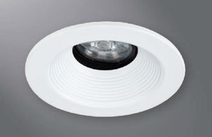 Halo Recessed 1441GB 4" Line Voltage Conical Baffle, Open, 35 Degree Tilt, German Bronze