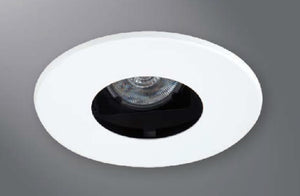 Halo Recessed 1444GB 4" Line Voltage Round Pinhole, Open, 35 Degree Tilt, German Bronze