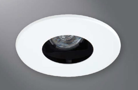 Halo Recessed 1444GB 4" Line Voltage Round Pinhole, Open, 35 Degree Tilt, German Bronze