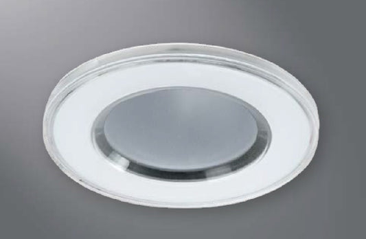 Halo Recessed 1449AAG 4" Line Voltage Round All-Acrylic-Glass, Diffuse Lens, 35 Degree Tilt