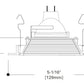 Halo Recessed 1453TBZ 4" Low Voltage Metal Downlight Baffle Trim, Tuscan Bronze Baffle with Tuscan Bronze Trim Ring
