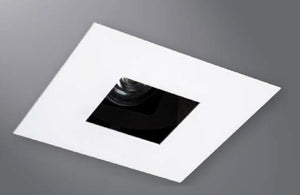 Halo Recessed Lighting 1464BN 4" Square Pinhole, Open, 35° Tilt, Brushed Nickel