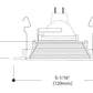 Halo Recessed 1493AC 4" Low Voltage Coilex Downlight Baffle Reflector Trim, Black Baffle with Antique Copper Trim Ring