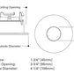 Halo Recessed 3001SNBB 3" Adjustable Pinhole with BaffleSatin Nickel with Black Baffle