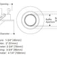 Halo Recessed 3009SNBB 3" Adjustable Flush Gimbal Trim with 35 Degree Tilt, Satin Nickel with Black Baffle