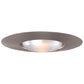 Halo Recessed 300SN 6" Open Trim with Socket Support for BR30 and PAR30 Lamps, Satin Nickel Trim