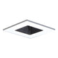 Halo Recessed 3011WHBB 3" Square Baffle Downlight Trim, White with Black Baffle