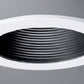 Halo Recessed 4013BB 4" Line Voltage Full Cone Metal Baffle, Black Baffle White Trim