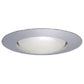 Halo Recessed 401AL 6" Open Trim for  BR40 and R40 Lamps, Satin Aluminum Open Trim