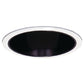 Halo Recessed 426MB 6" Metal Baffle, White Trim, Specular Black Reflector Cone