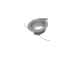 Halo Recessed Commercial 42RMDC 4" Retrofit Conical Reflector for Use with HC4R Frame, Medium Distribution, Specular Clear Finish, Polished Flange