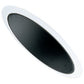Halo Recessed 456P 6" Slope Ceiling Baffle, White Trim with Black Baffle