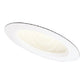 Halo Recessed 498W 6" Slope Ceiling Baffle for H47 Halo Housings, White Baffle, White Trim