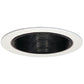 Halo Recessed 5012 5" Line Voltage High Coilex Baffle Trim for H5 Non-IC Type Housings, White Trim, Black Baffle