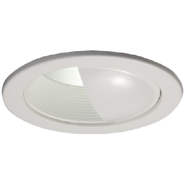 Halo Recessed 5030W 5" Wall Wash with Baffle Trim, White with White Baffle