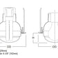 Halo Recessed 5054SNS 5" Dome Lens Showerlight Trim, Wet Location Listed, Satin Nickel Trim Ting with Dome Lens
