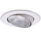 Halo Recessed 5070P 5" Line Voltage Adjustable Gimbal for PAR Lamps in H5 Housings, 30 Degree Adjustable, White Trim Ring with White Eyeball