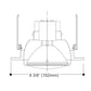 Halo Recessed 5070TBZ 5" Line Voltage Adjustable Gimbal for PAR Lamps in H5 Housings, 30 Degree Adjustable, Tuscan Bronze Trim Ring with Tuscan Bronze Eyeball
