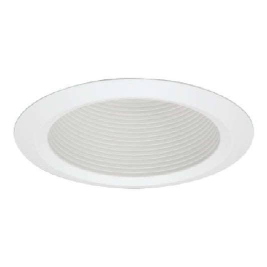 Halo Recessed 5125WB 5" Line Voltage Full Cone Self-Flanged Baffle, White Baffle, White Trim