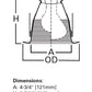 Halo Recessed 5125WB 5" Line Voltage Full Cone Self-Flanged Baffle, White Baffle, White Trim