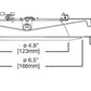 Halo Recessed 591WB 5" LED Polymer "Dead Front" Shallow Baffle Trim